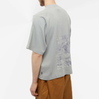 Stone Island Shadow Project Men's Mako Cotton Back Print T-Shirt in Dust