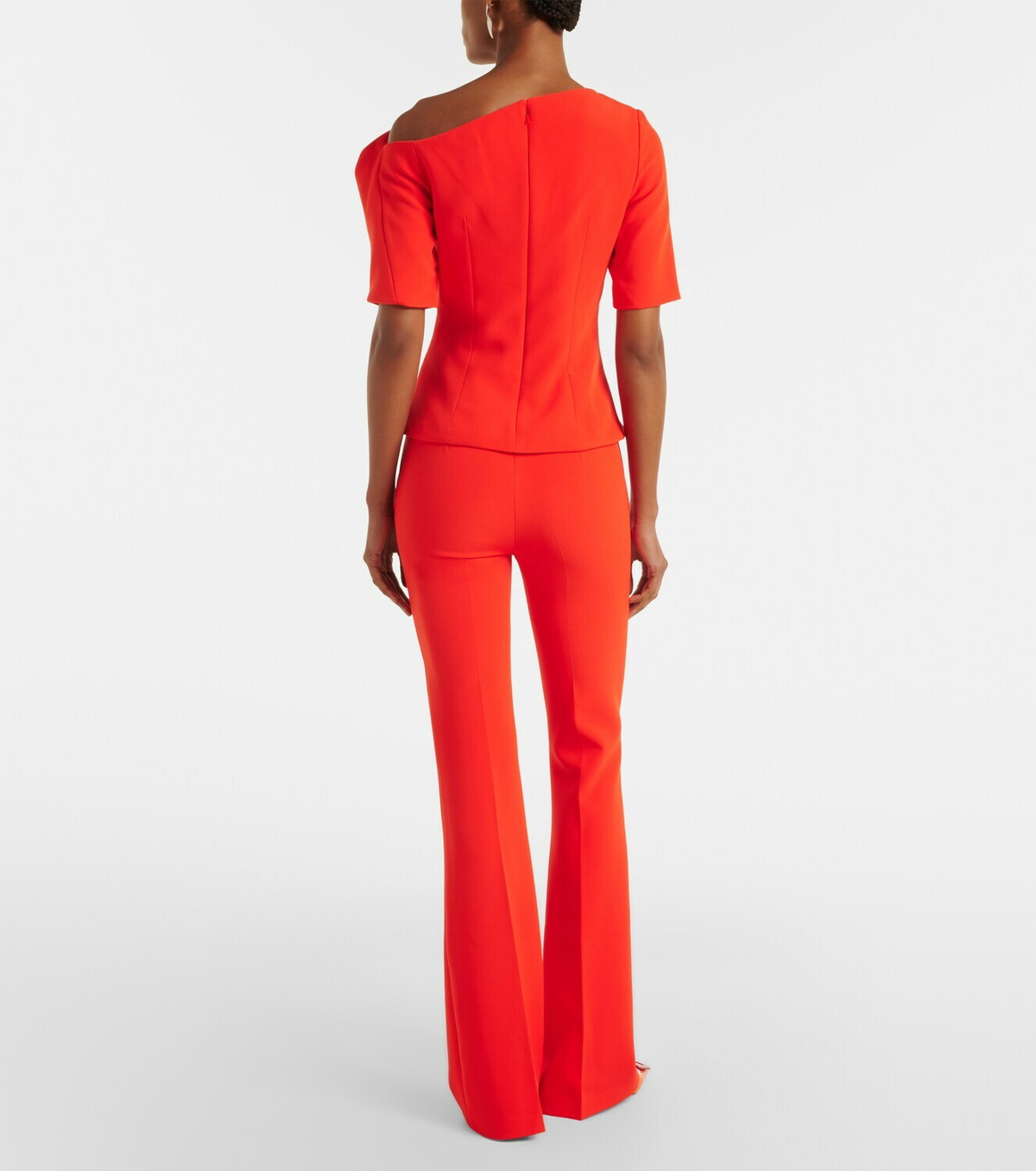 Safiyaa Alexa crêpe flared pants