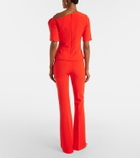 Safiyaa Alexa crêpe flared pants