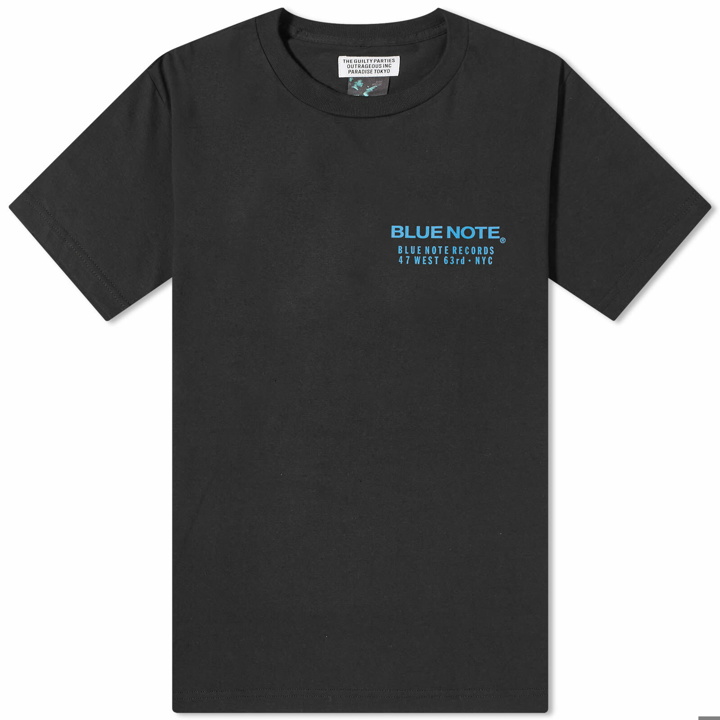 Photo: Wacko Maria Men's Blue Note Type 2 T-Shirt in Black