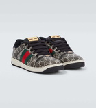 Gucci Screener GG leather-trimmed sneakers