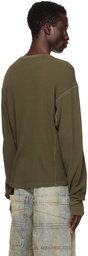 Entire Studios Khaki Thermal Long Sleeve T-Shirt