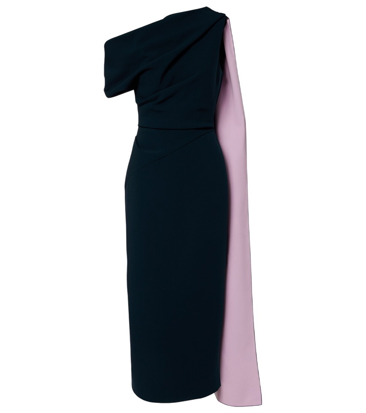 Photo: Roksanda Maite caped off-shoulder midi dress