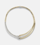 Yeprem Golden Strada 18kt gold necklace with diamonds