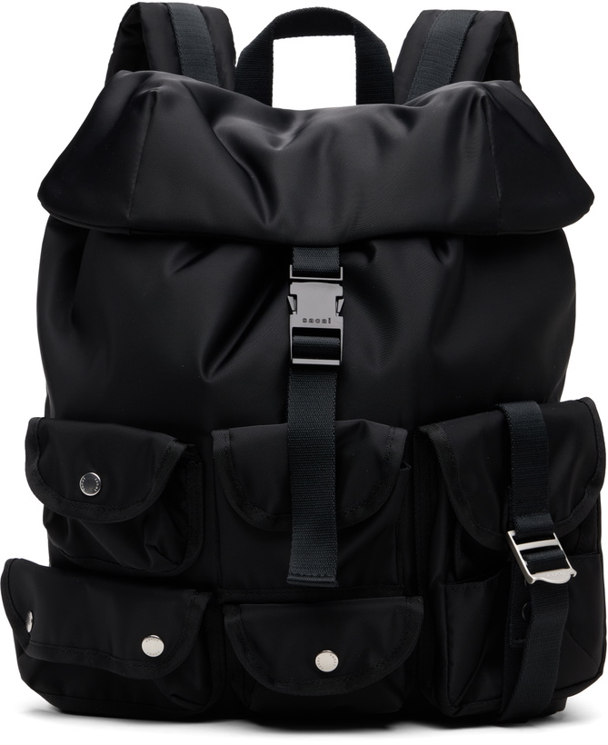 Photo: sacai Black Nylon Backpack