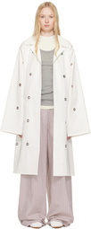 Sofie D'Hoore Off-White Chesterfield Coat