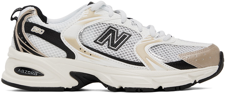 Photo: New Balance White 530 Sneakers