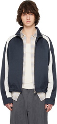 Solid Homme Navy Contrast Track Jacket