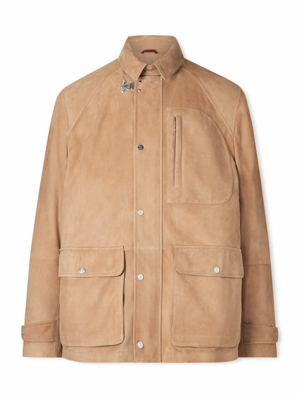 Brunello Cucinelli - Suede Jacket - Neutrals