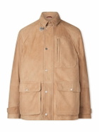 Brunello Cucinelli - Suede Jacket - Neutrals