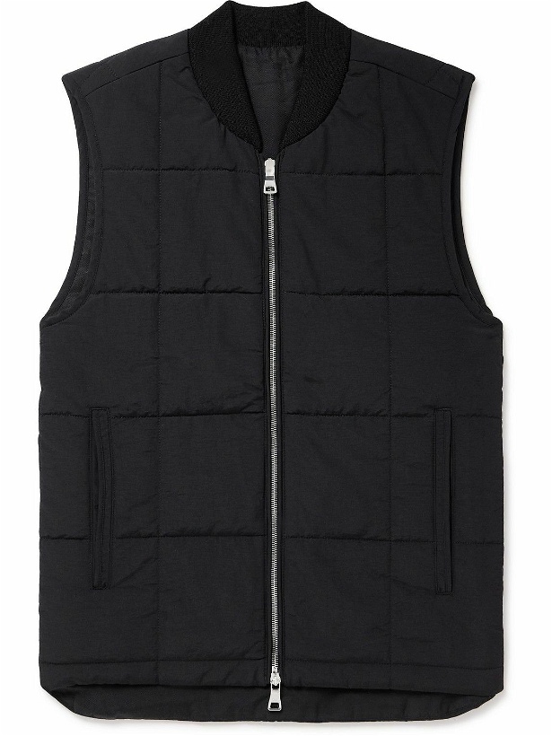 Photo: Mr P. - Quilted Shell Gilet - Black