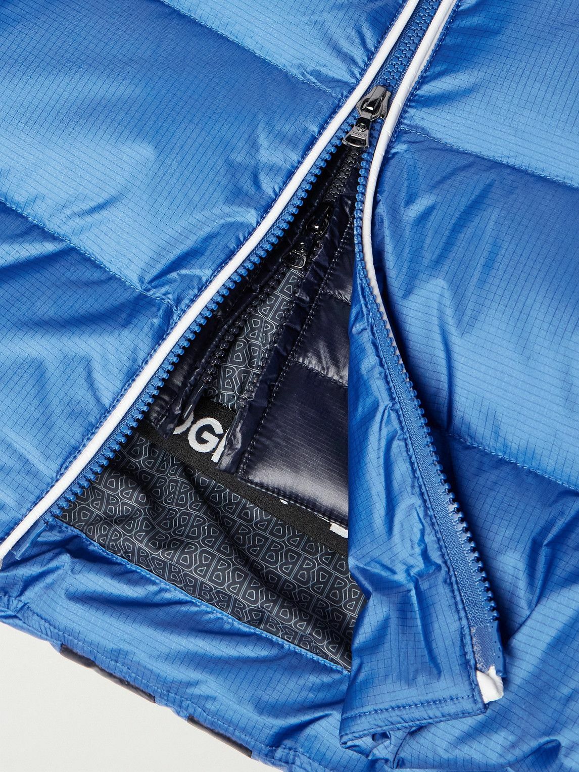 BOGNER - Zayn-D Quilted Ripstop Down Hooded Ski Jacket - Blue