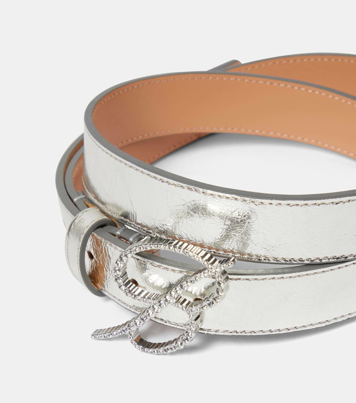 Blumarine Embellished metallic leather belt Blumarine display picture 3