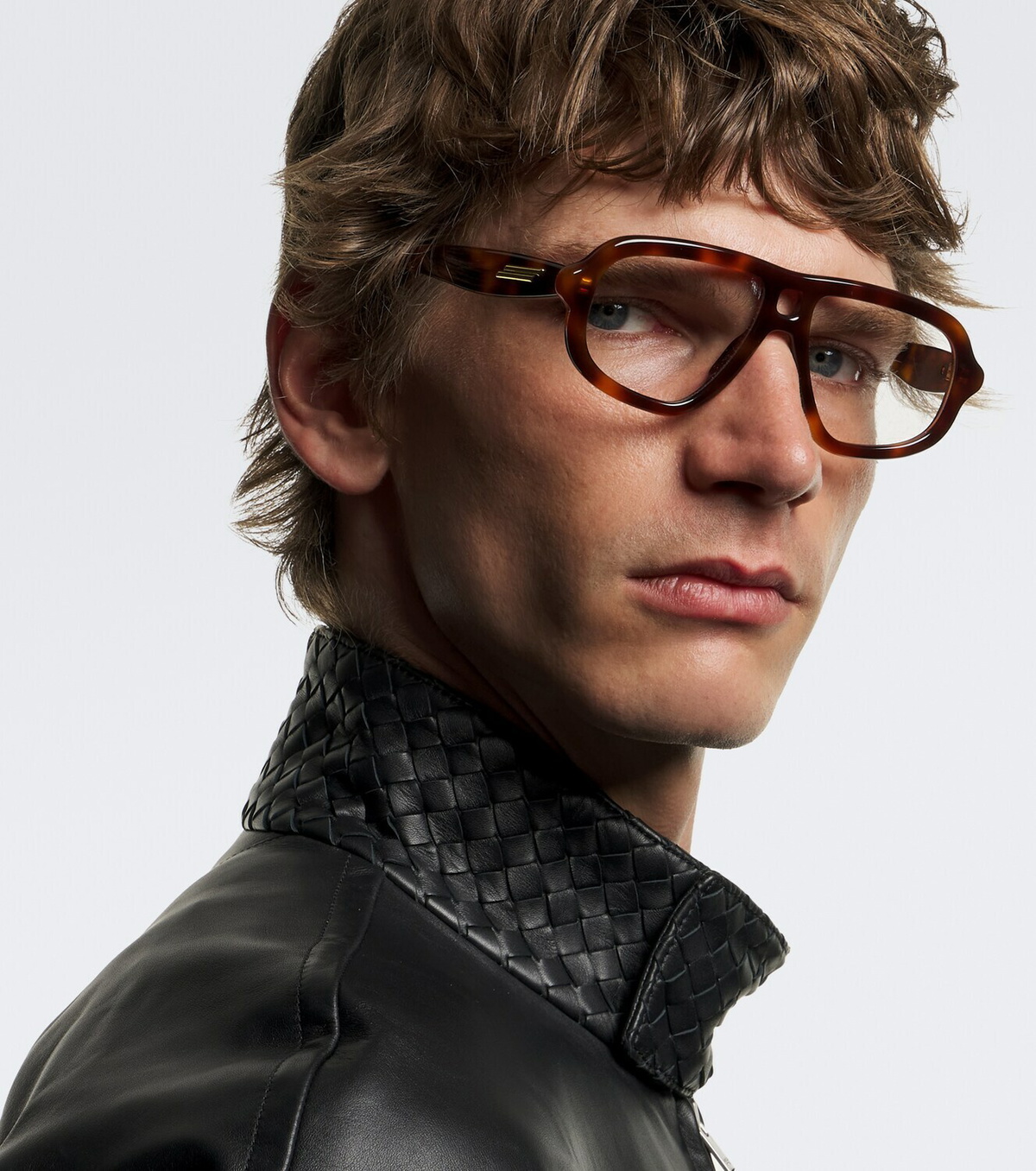 Bottega Veneta Aviator glasses