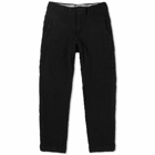 Comme des Garçons Homme Plus Men's Dobby Cloth Garment Treated Pant in Black