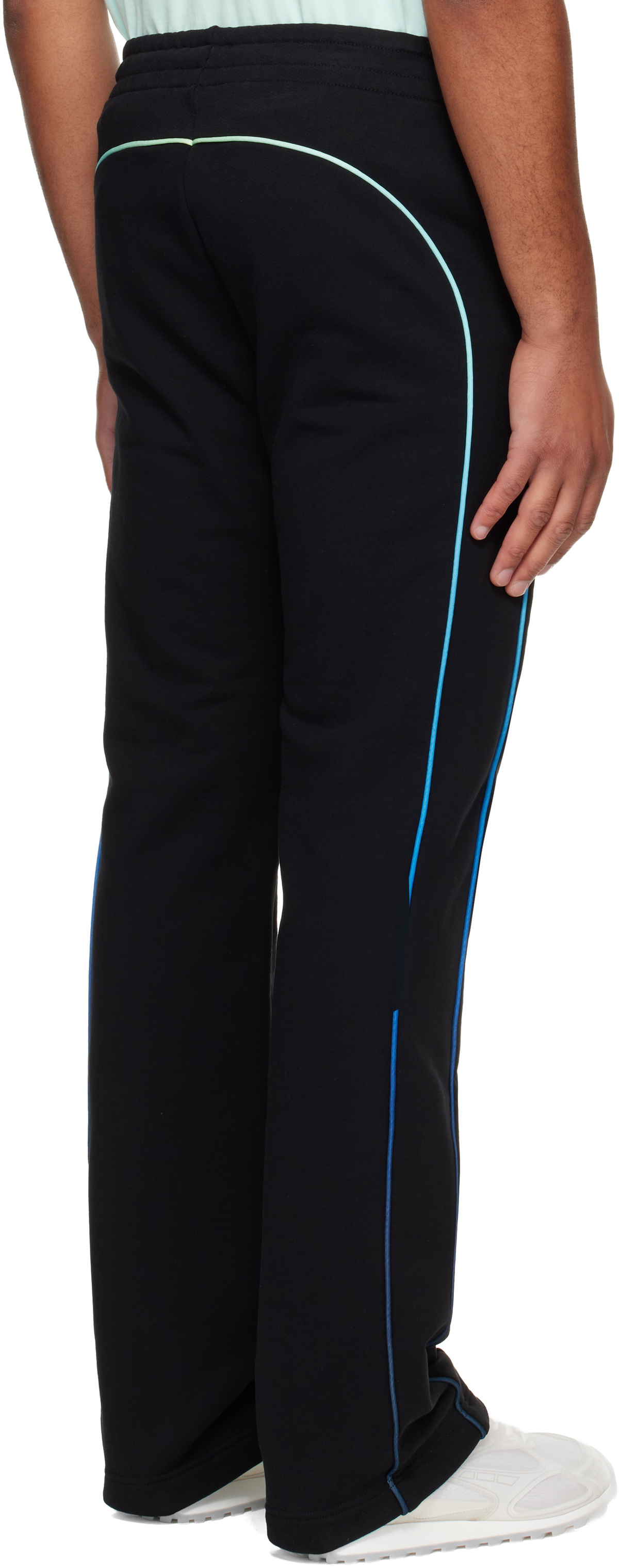 Casablanca Black Gradient Piping Sweatpants