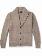 Brioni - Shawl-Collar Ribbed Cashmere Cardigan - Neutrals