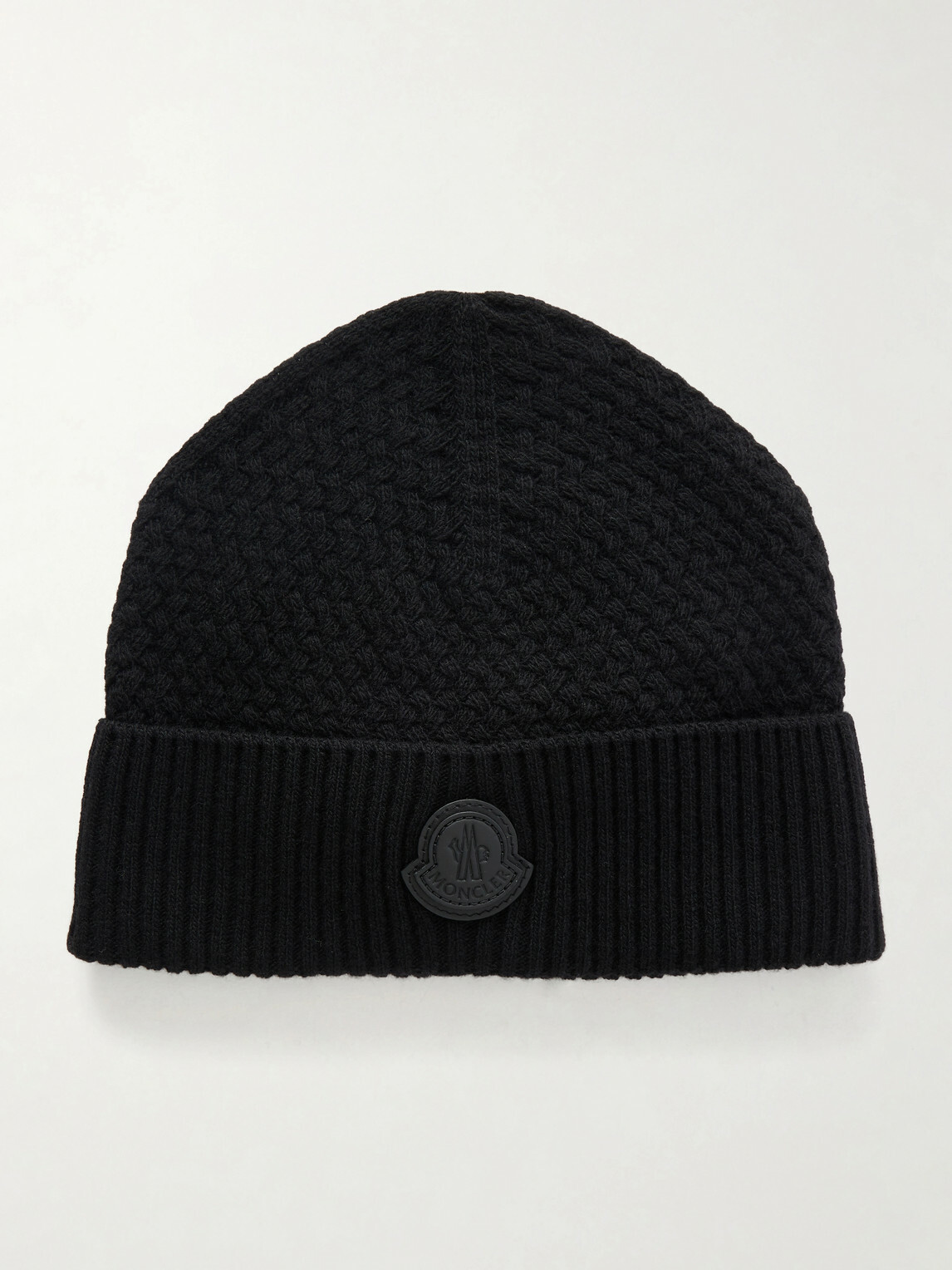 Moncler - Logo-Appliquéd Wool and Cashmere-Blend Beanie