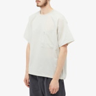Nanga Men's Air Cloth Comfy T-Shirt in S Beige