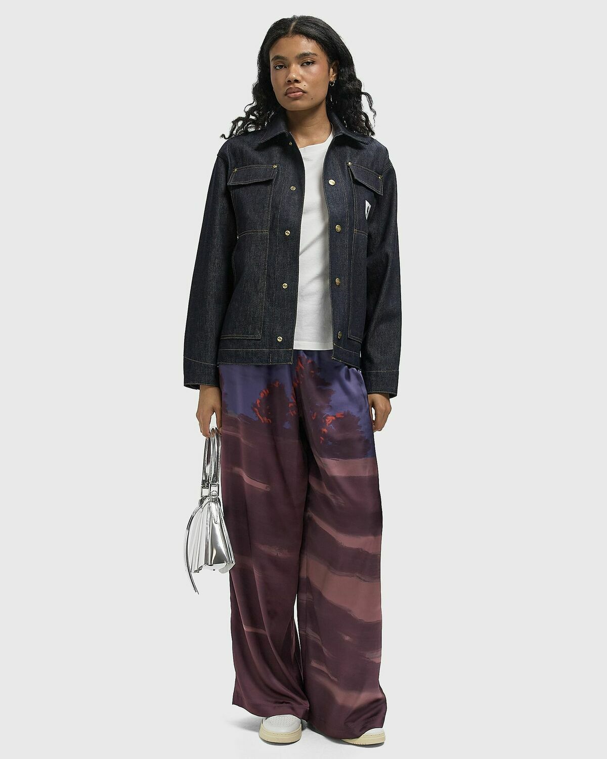 Carhartt WIP OG Arctic Jacket Blue Womens Denim Jacket