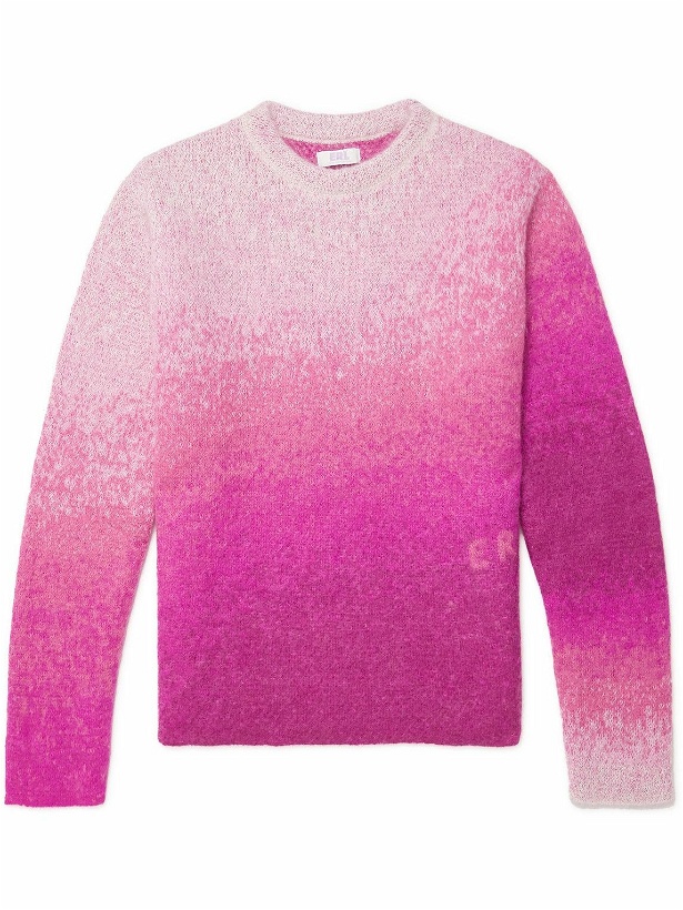 Photo: ERL - Dégradé Mohair-Blend Sweater - Pink