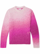 ERL - Dégradé Mohair-Blend Sweater - Pink