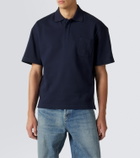 Saint Laurent Cassandre cotton polo shirt