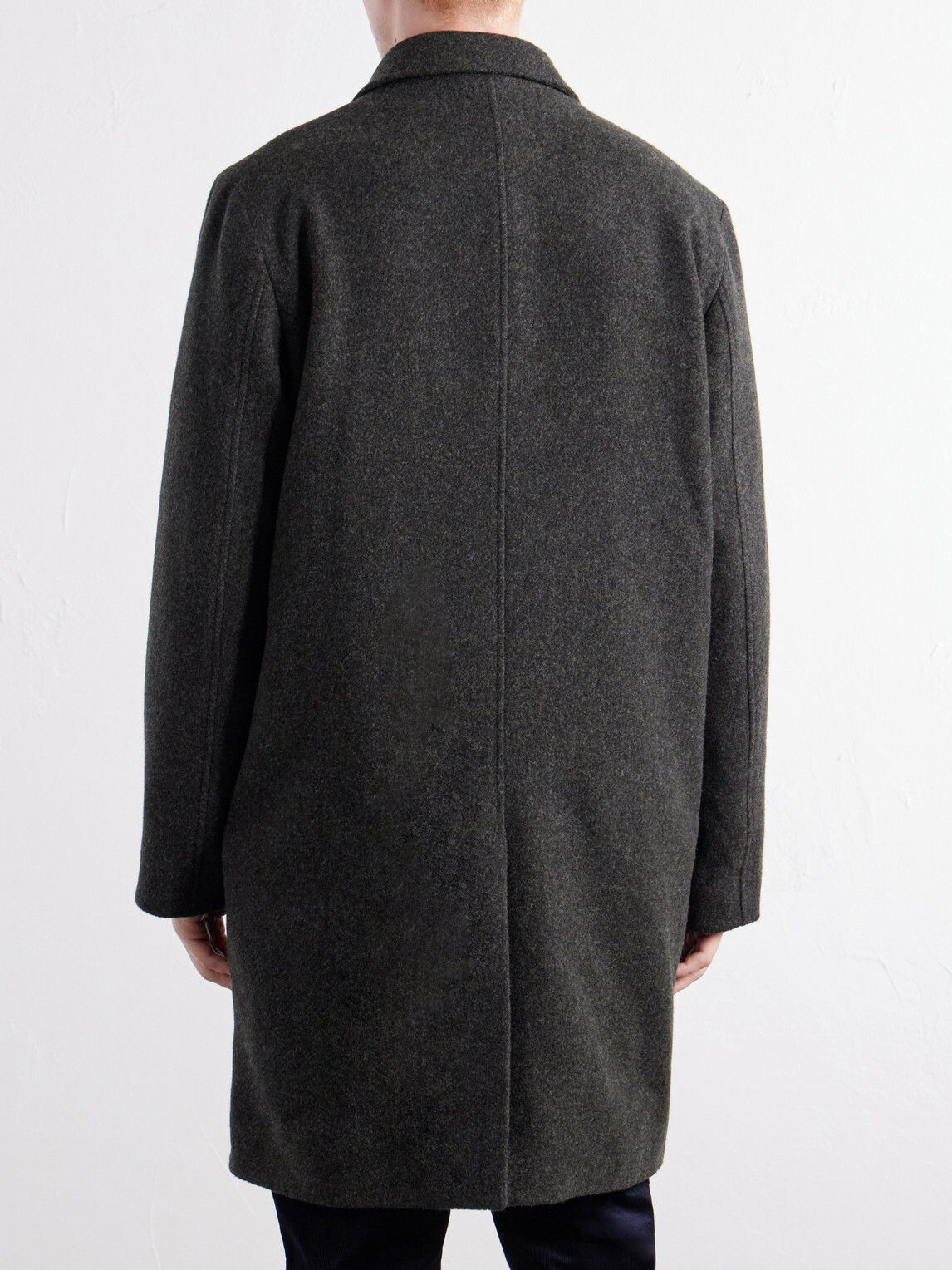 Sunspel - Wool-Tweed Coat - Green