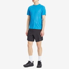 HOKA ONE ONE Men's M Airolite Run Short Sleeve in Hoka Blue