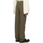 Raf Simons Brown Heroes and Losers Relaxed Fit Trousers