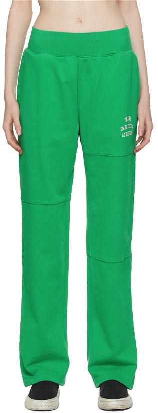 Photo: Frame Green Mixed Lounge Pants