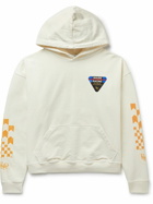Rhude - Livery Racing Logo-Print Cotton-Jersey Hoodie - Neutrals