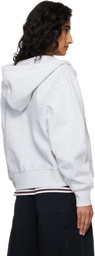 Carhartt Work In Progress Gray American Script Hoodie