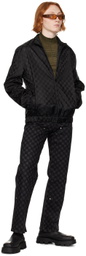 MISBHV Black Monogram Track Jacket
