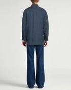 120% Lino Mens Shirt in Navy