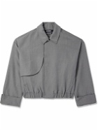 Jacquemus - Cropped Virgin Wool Jacket - Gray