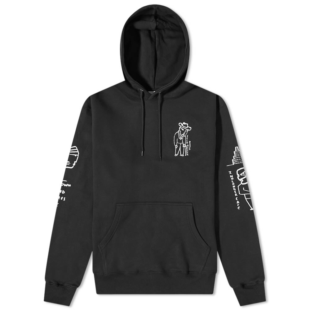 Polar Skate Co. Men's Seen Better Days Hoody in Black Polar