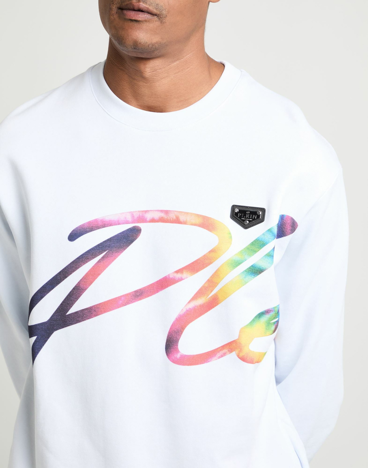 Philipp Plein Mens Sweatshirt in White