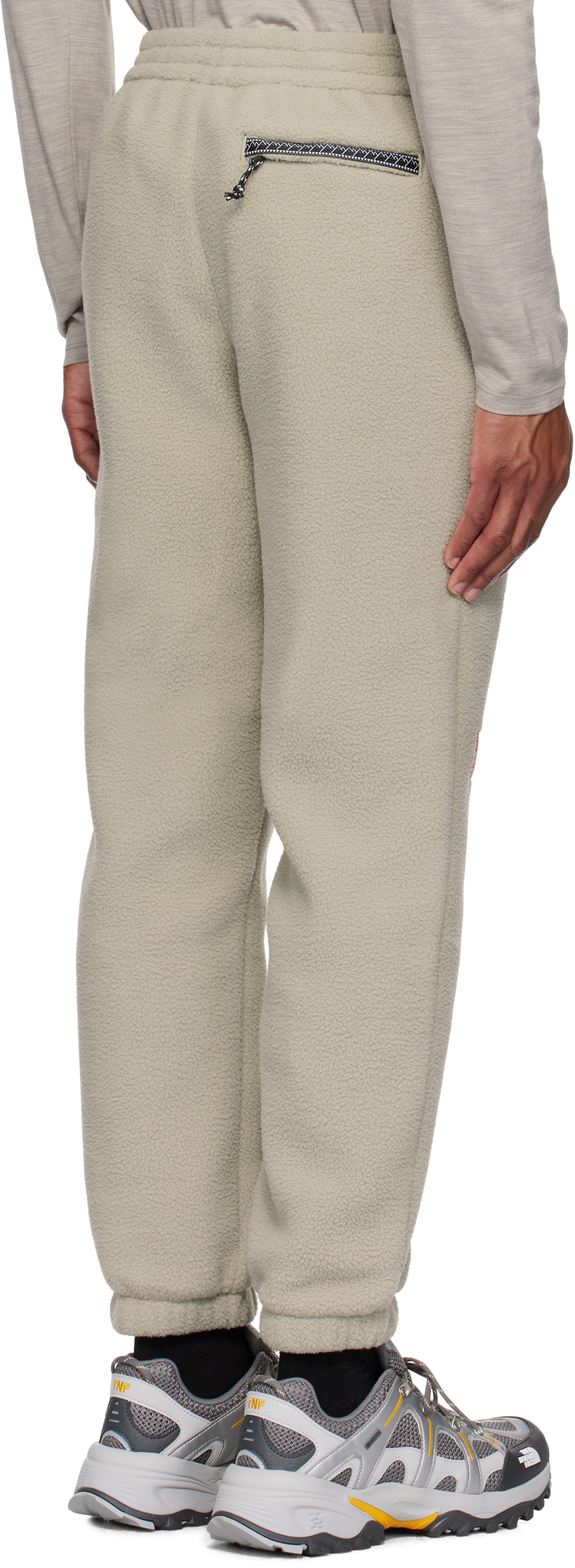 The North Face Beige 'TNF' Fleeski Sweatpants