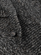 Altea - Shawl-Collar Double-Breasted Knitted Cardigan - Brown