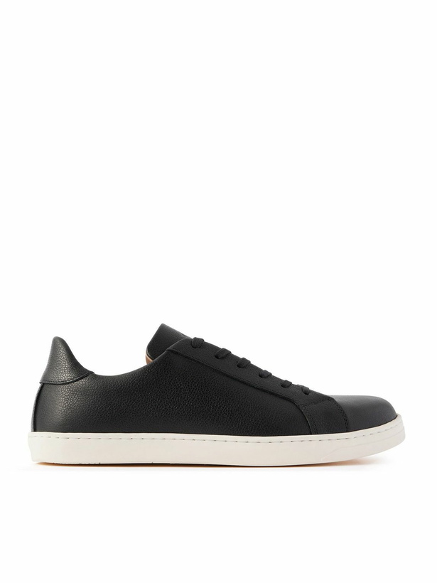 Photo: George Cleverley - Jack III Leather Sneakers - Black