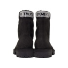 VETEMENTS Black Trucker Boots