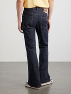 KAPITAL - Okabello Straight-Leg Flared Jeans - Blue