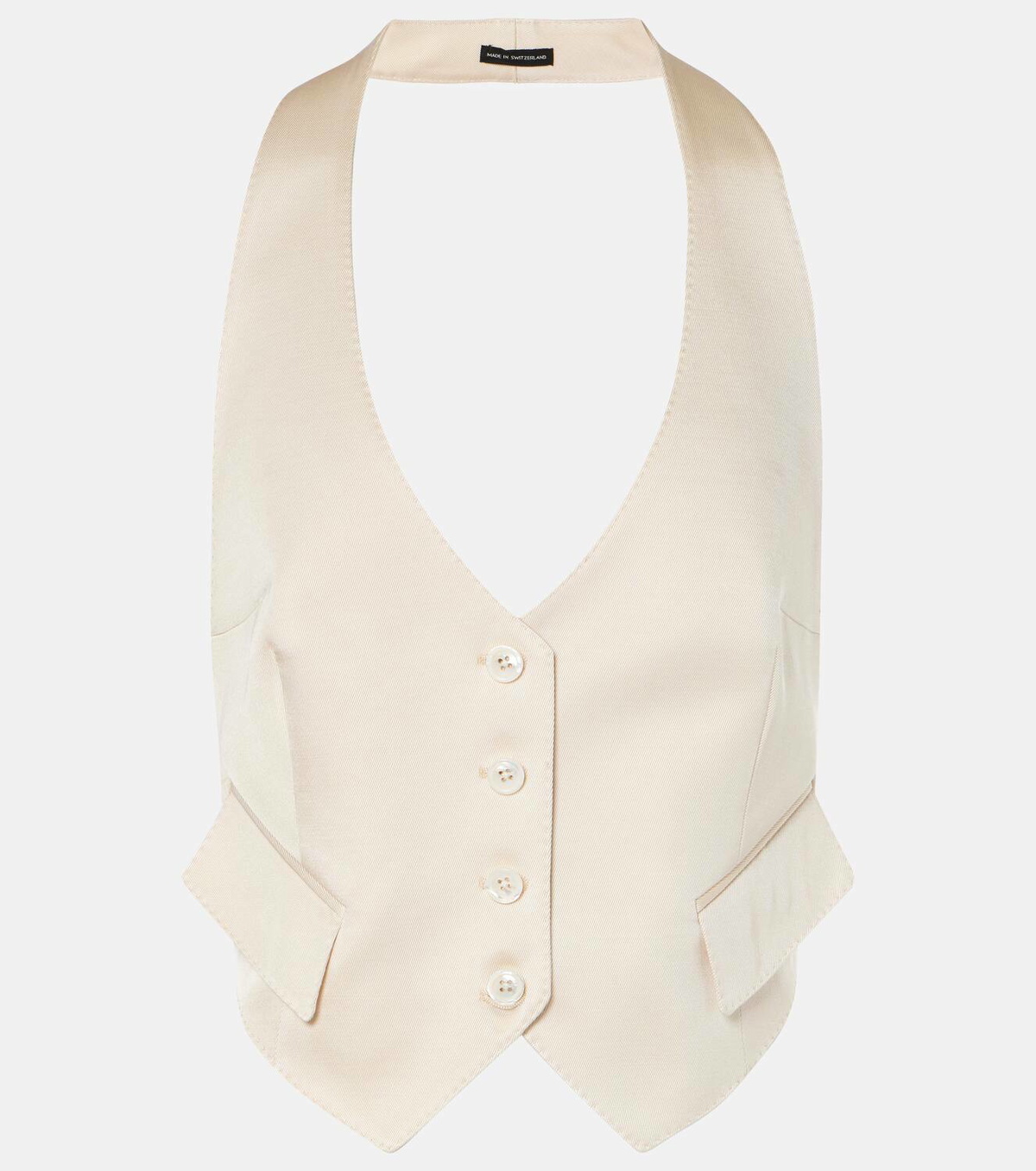 Tom Ford Silk and wool twill vest