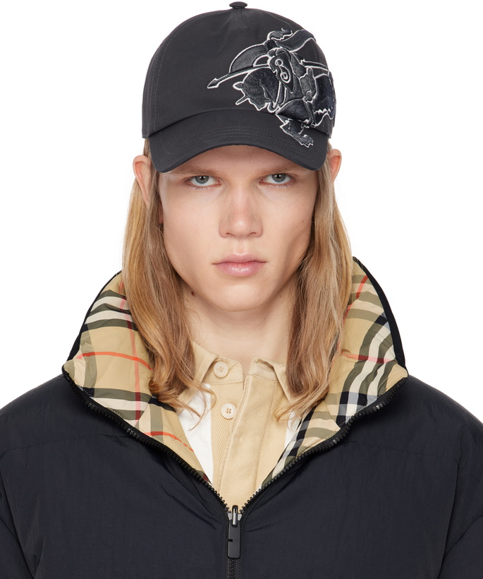 Photo: Burberry Gray EKD Cotton Baseball Cap