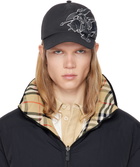 Burberry Gray EKD Cotton Baseball Cap
