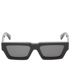 Off-White Sunglasses Men's Off-White Manchester Sunglasses in Black/Dark Grey 