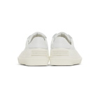 Dries Van Noten White Calfskin Low-Top Sneakers