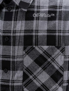 Off White   Shirt Grey   Mens