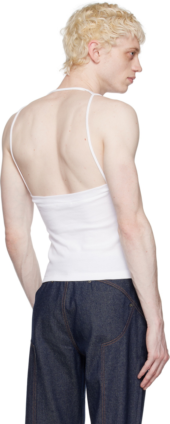 K.NGSLEY White Ian Tank Top